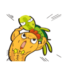 Chicken ＆ Turtle（個別スタンプ：15）