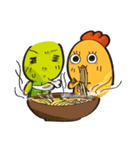 Chicken ＆ Turtle（個別スタンプ：23）