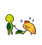 Chicken ＆ Turtle（個別スタンプ：24）