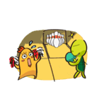 Chicken ＆ Turtle（個別スタンプ：33）
