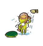 Chicken ＆ Turtle（個別スタンプ：34）