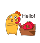 Chicken ＆ Turtle（個別スタンプ：35）