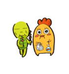 Chicken ＆ Turtle（個別スタンプ：36）