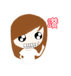 cuteMandy  girl（個別スタンプ：11）