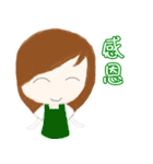 cuteMandy  girl（個別スタンプ：21）