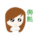 cuteMandy  girl（個別スタンプ：26）