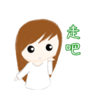 cuteMandy  girl（個別スタンプ：32）
