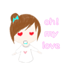 cuteMandy  girl（個別スタンプ：34）