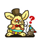 Jerokee the Bunny ＆ Cheese the Rat.（個別スタンプ：1）