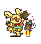 Jerokee the Bunny ＆ Cheese the Rat.（個別スタンプ：2）
