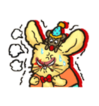 Jerokee the Bunny ＆ Cheese the Rat.（個別スタンプ：3）