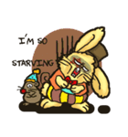 Jerokee the Bunny ＆ Cheese the Rat.（個別スタンプ：6）