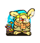 Jerokee the Bunny ＆ Cheese the Rat.（個別スタンプ：9）