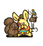 Jerokee the Bunny ＆ Cheese the Rat.（個別スタンプ：12）
