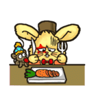 Jerokee the Bunny ＆ Cheese the Rat.（個別スタンプ：15）