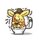 Jerokee the Bunny ＆ Cheese the Rat.（個別スタンプ：18）