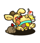 Jerokee the Bunny ＆ Cheese the Rat.（個別スタンプ：26）