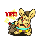 Jerokee the Bunny ＆ Cheese the Rat.（個別スタンプ：35）