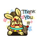 Jerokee the Bunny ＆ Cheese the Rat.（個別スタンプ：37）