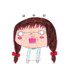 Ardina, a girl in red skirt（個別スタンプ：1）