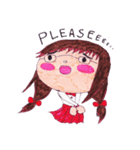 Ardina, a girl in red skirt（個別スタンプ：4）
