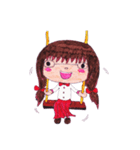 Ardina, a girl in red skirt（個別スタンプ：5）