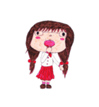 Ardina, a girl in red skirt（個別スタンプ：9）