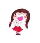 Ardina, a girl in red skirt（個別スタンプ：10）