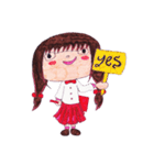 Ardina, a girl in red skirt（個別スタンプ：14）