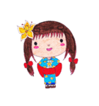 Ardina, a girl in red skirt（個別スタンプ：27）