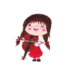 Ardina, a girl in red skirt（個別スタンプ：28）
