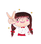 Ardina, a girl in red skirt（個別スタンプ：29）