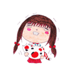 Ardina, a girl in red skirt（個別スタンプ：31）
