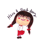Ardina, a girl in red skirt（個別スタンプ：34）