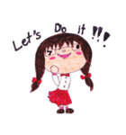 Ardina, a girl in red skirt（個別スタンプ：35）