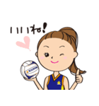 WLS Netballスタンプ（個別スタンプ：5）