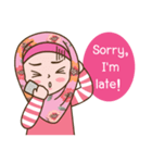 Hijab Girl Online Shop. Eng（個別スタンプ：3）