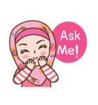 Hijab Girl Online Shop. Eng（個別スタンプ：6）