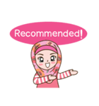 Hijab Girl Online Shop. Eng（個別スタンプ：7）