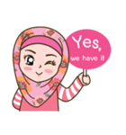 Hijab Girl Online Shop. Eng（個別スタンプ：8）