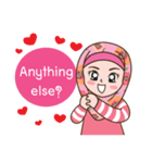 Hijab Girl Online Shop. Eng（個別スタンプ：17）