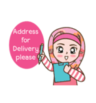 Hijab Girl Online Shop. Eng（個別スタンプ：26）