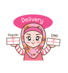 Hijab Girl Online Shop. Eng（個別スタンプ：27）