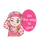 Hijab Girl Online Shop. Eng（個別スタンプ：28）