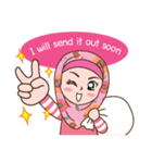 Hijab Girl Online Shop. Eng（個別スタンプ：29）