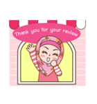 Hijab Girl Online Shop. Eng（個別スタンプ：33）