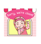 Hijab Girl Online Shop. Eng（個別スタンプ：35）