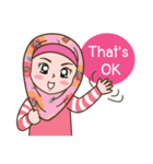 Hijab Girl Online Shop. Eng（個別スタンプ：37）