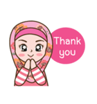 Hijab Girl Online Shop. Eng（個別スタンプ：39）