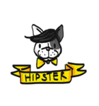 Frenchie Funny Dog（個別スタンプ：1）